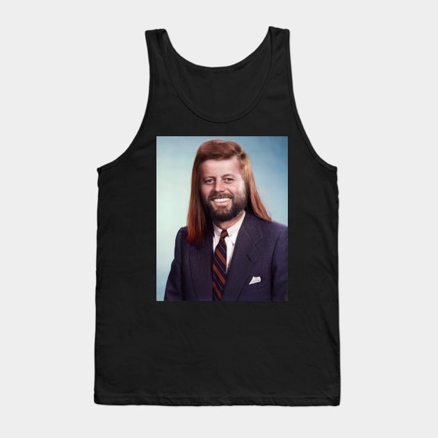 Hipster JFK Tank Top by UncleWalrus